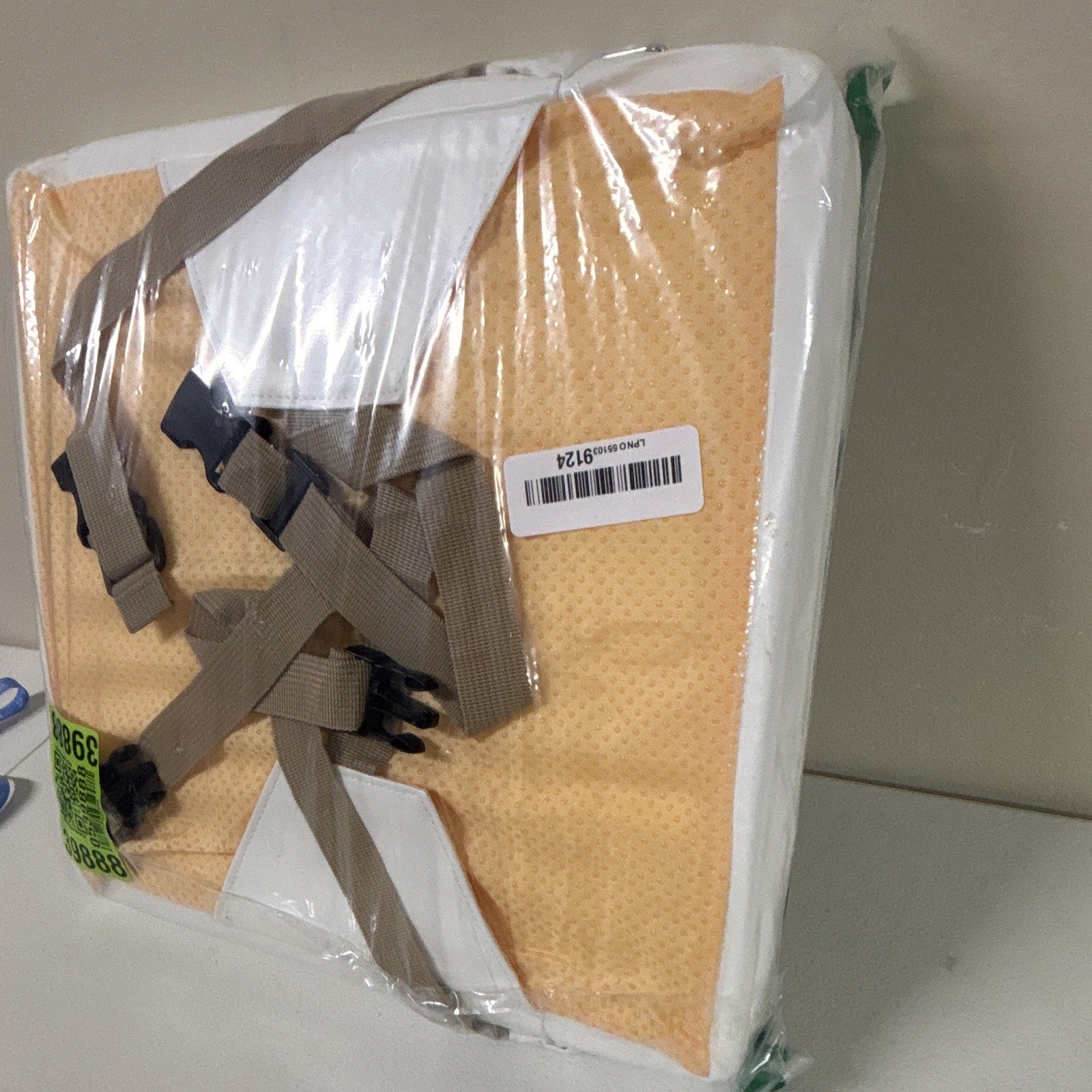 3” High Seat Cushion with Fastening Straps for Toddler or Elderly