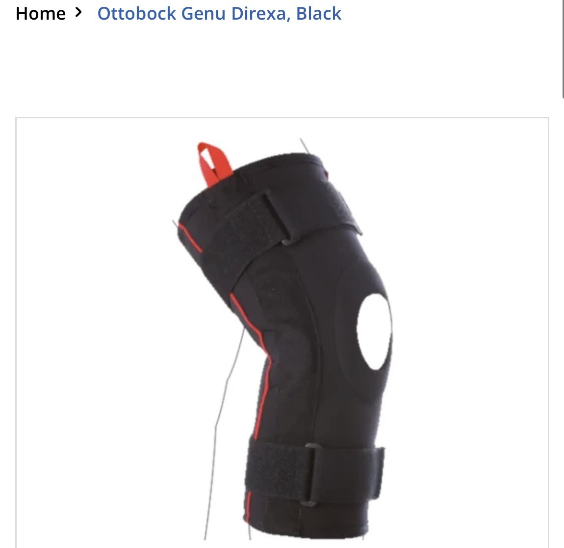 OTTOBOCK Genu Direxa Wraparound 8353=M7, 2 Aluminum Side Splints For Stability