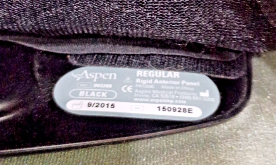 Aspen Contour QuickDraw™ Back Brace size Regular/Medium (31″ to 37″) see below