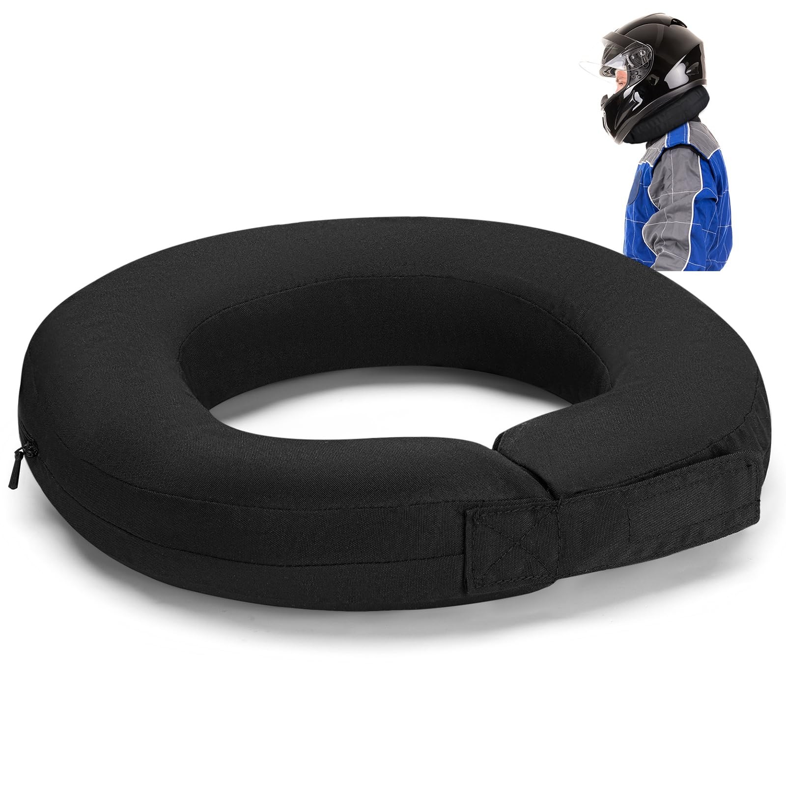 and Neck Support Collar 360 Degree Tapered Racing Neck Brace Helmet Support with