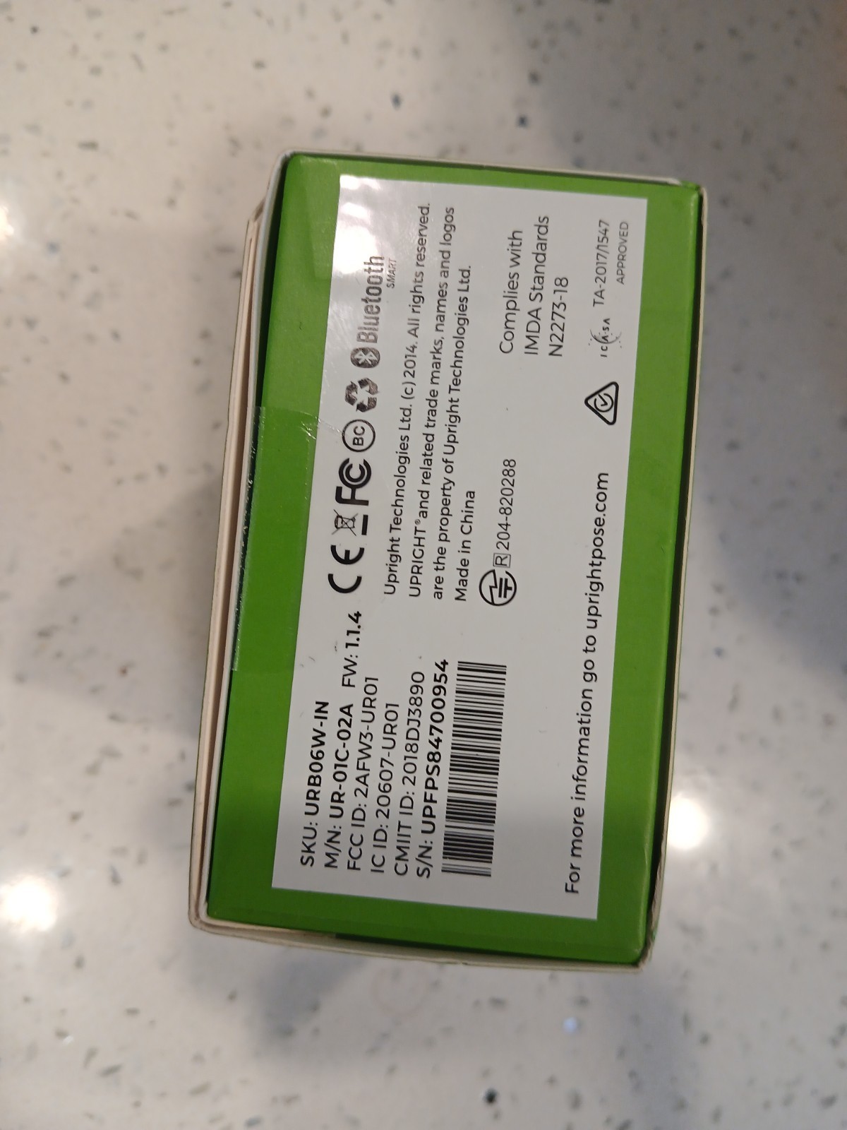 Upright Go Posture Trainer (2014) / New