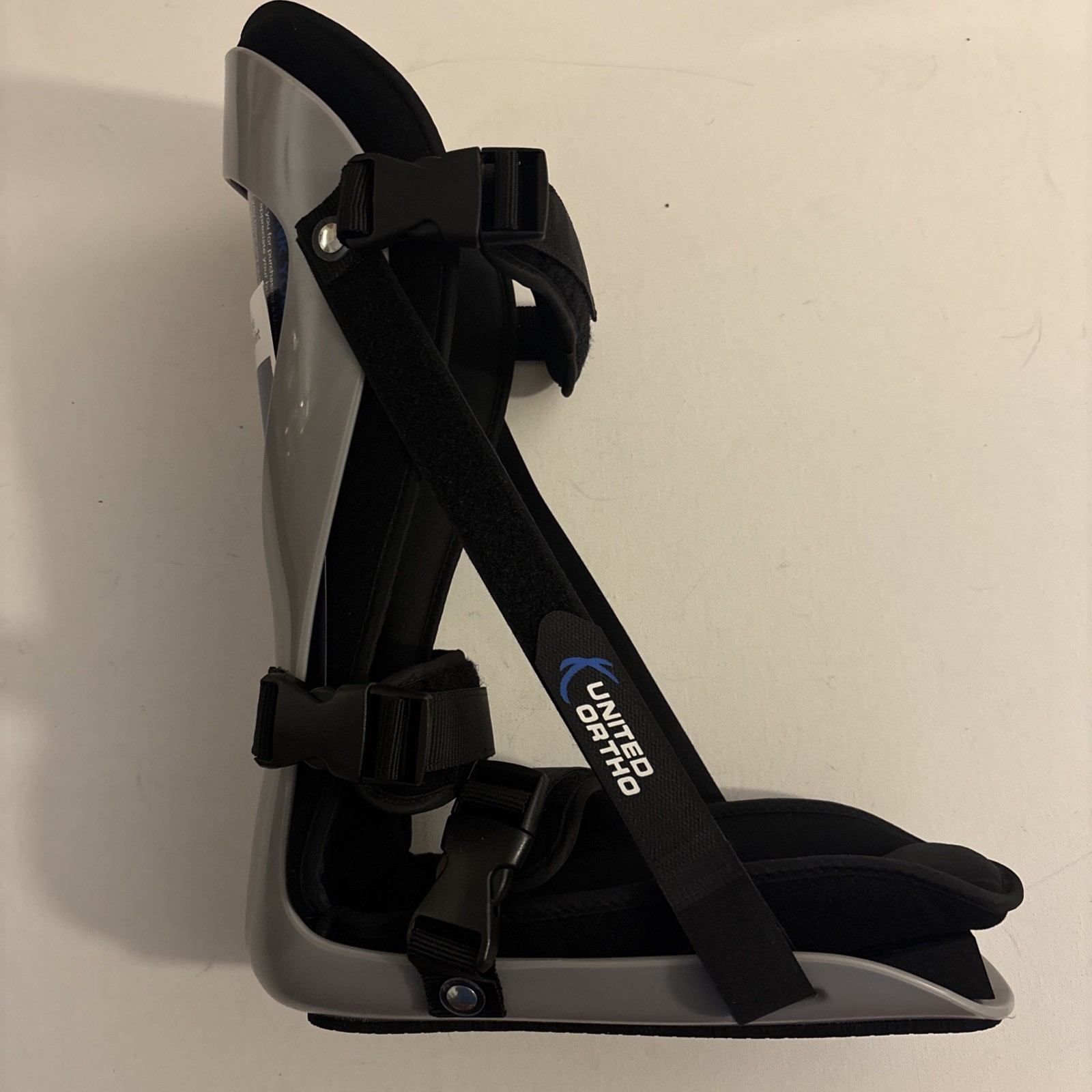 United Ortho Plantar Fasciitis Night Splint Size Medium Gray New