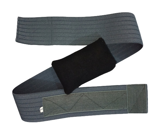 Low Profile 3 inch Umbilical Hernia Support belt Truss One Removable Pad.