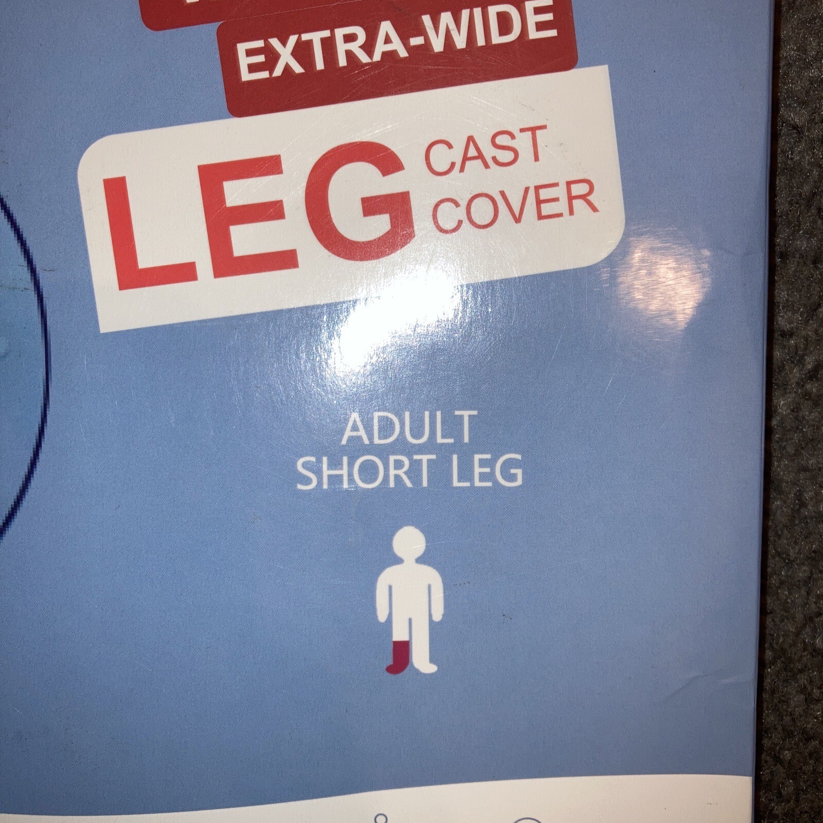 Waterproof Leg Cast Cover! Yunchi Brand! NEW Wide Adult Short Leg! Reusable! NEW