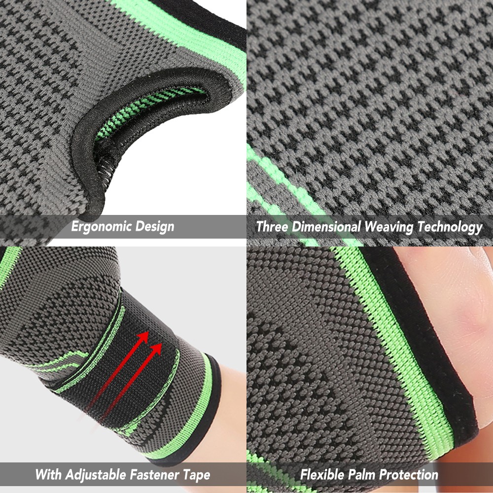 Wrist Support Sleeve Half-Finger Wrist Band Wrist Palm Support Brace Wrist ZHDD
