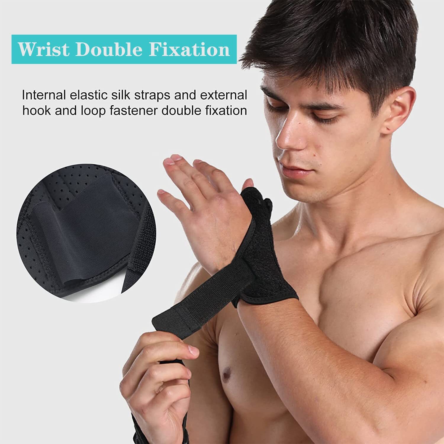 Sport Thumb Wrist Support Brace Carpal Tunnel Sprain Splint Arthritis Left Right