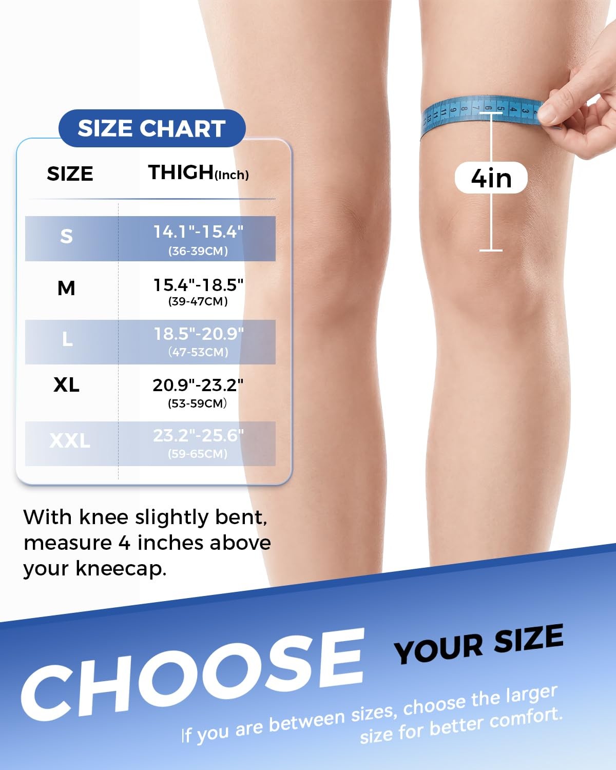 Medical-Grade Knee Brace for Women & Men,[Adjustable V-Straps & Anti-Slip] Kn…