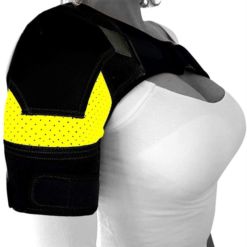 Breathable And Ice Pack Sports Shoulder Pads Shoulder Brace With Pressure Pad Su