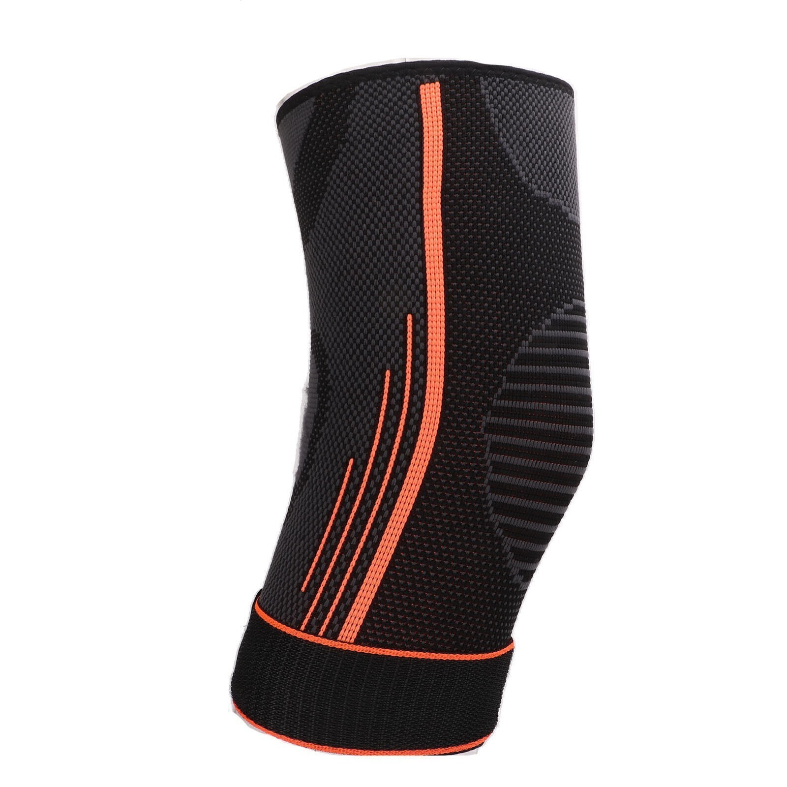 Sports Elbow Guards Nylon Knit Soft Elbow Compression Sleeve with Strap for Bask
