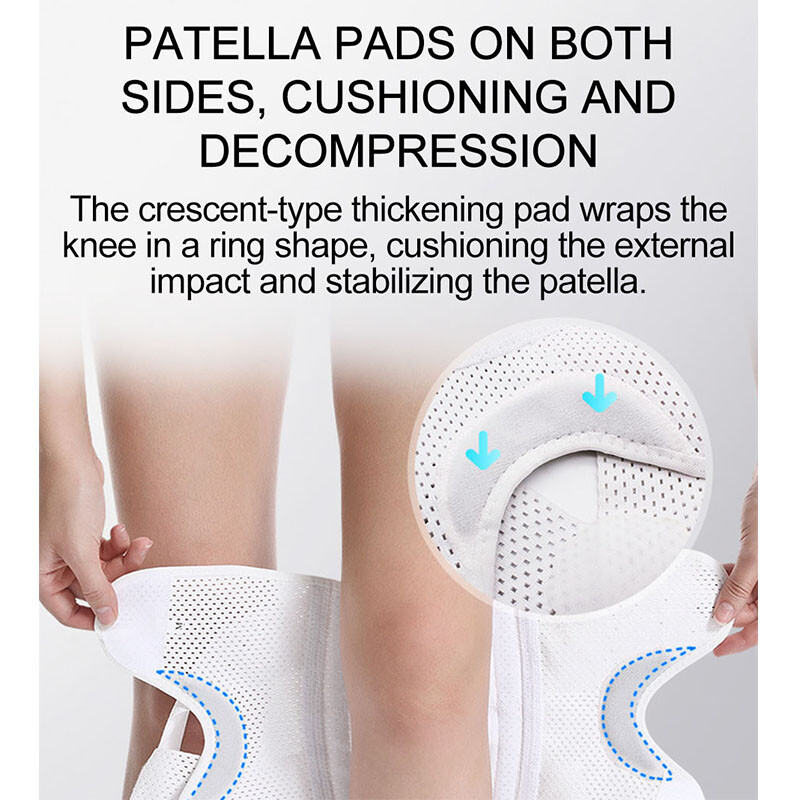 Professional Knee Brace with Side Stabilizers,Knee Wrap with Ultra-Soft Bandage