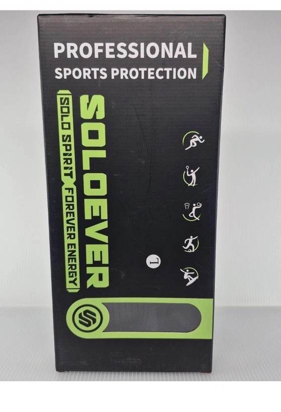 Soloever Professional Sport Protection Thigh Brace Black For Men/woman One Size