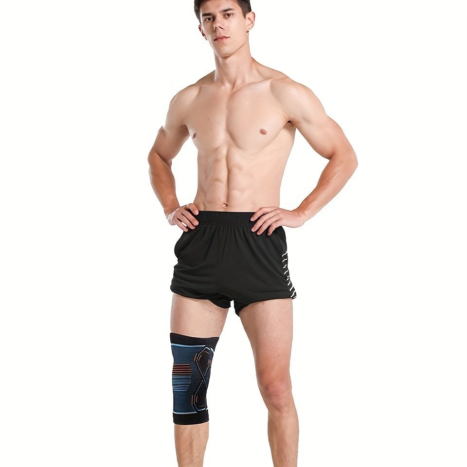 1/2x Compression Knee Sleeves Athletic Knee Covers for Running Knee Pain Sports