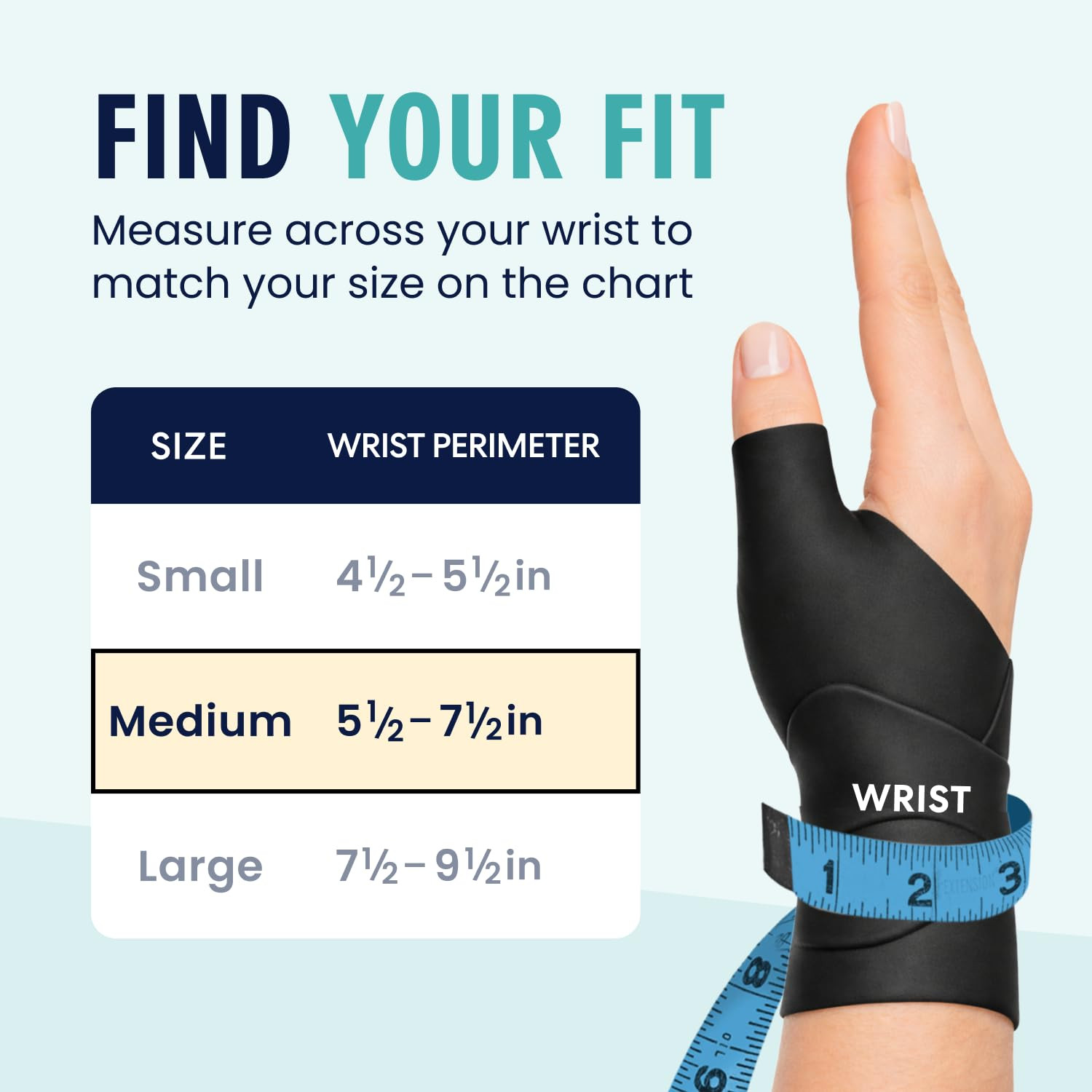 Dr. Frederick’s Original Waterproof Thumb & Wrist Brace – 4 ct – Hand Brace for
