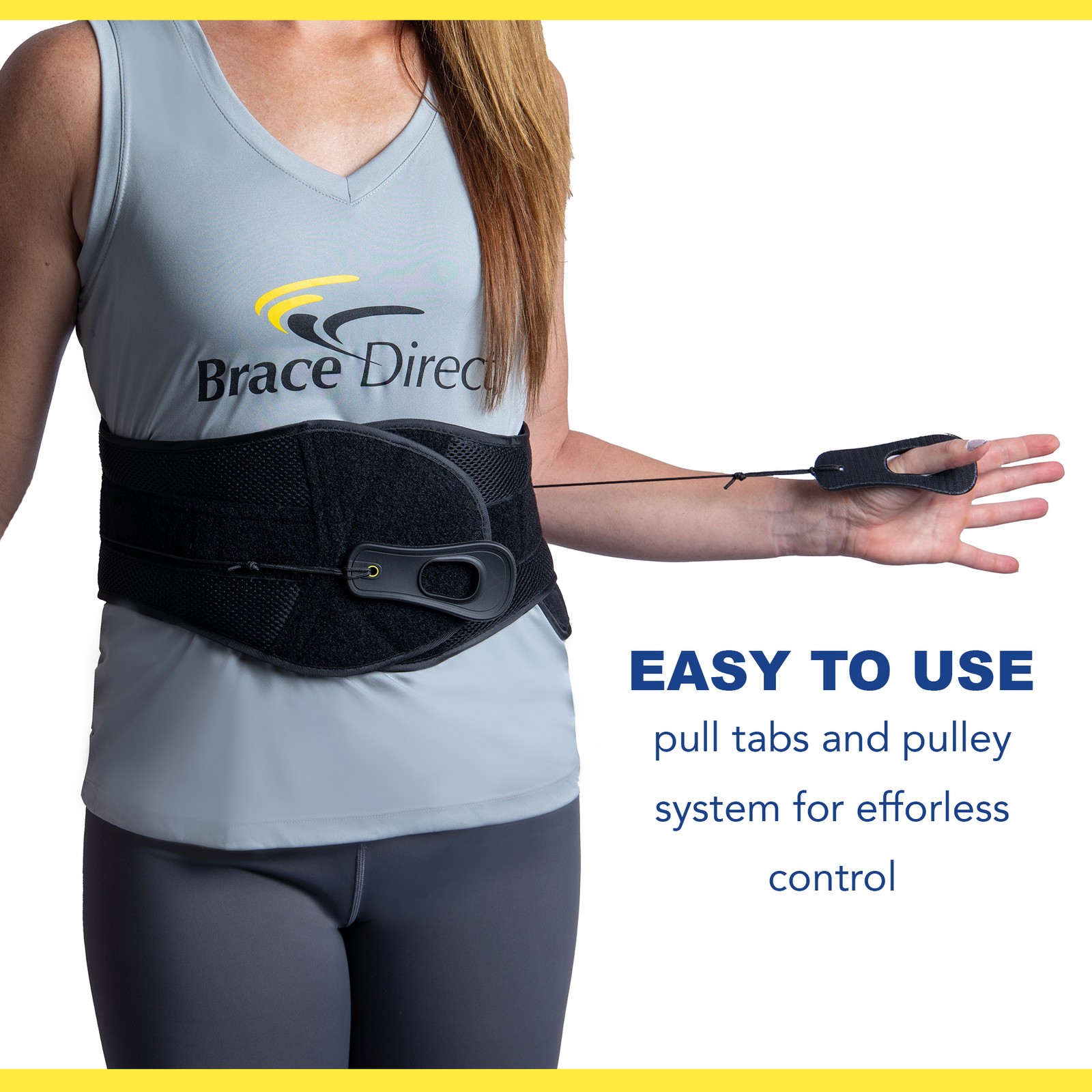 Adjustable Lower Back Support Brace-Immediate Pain Relief for Herniated Disc DDD