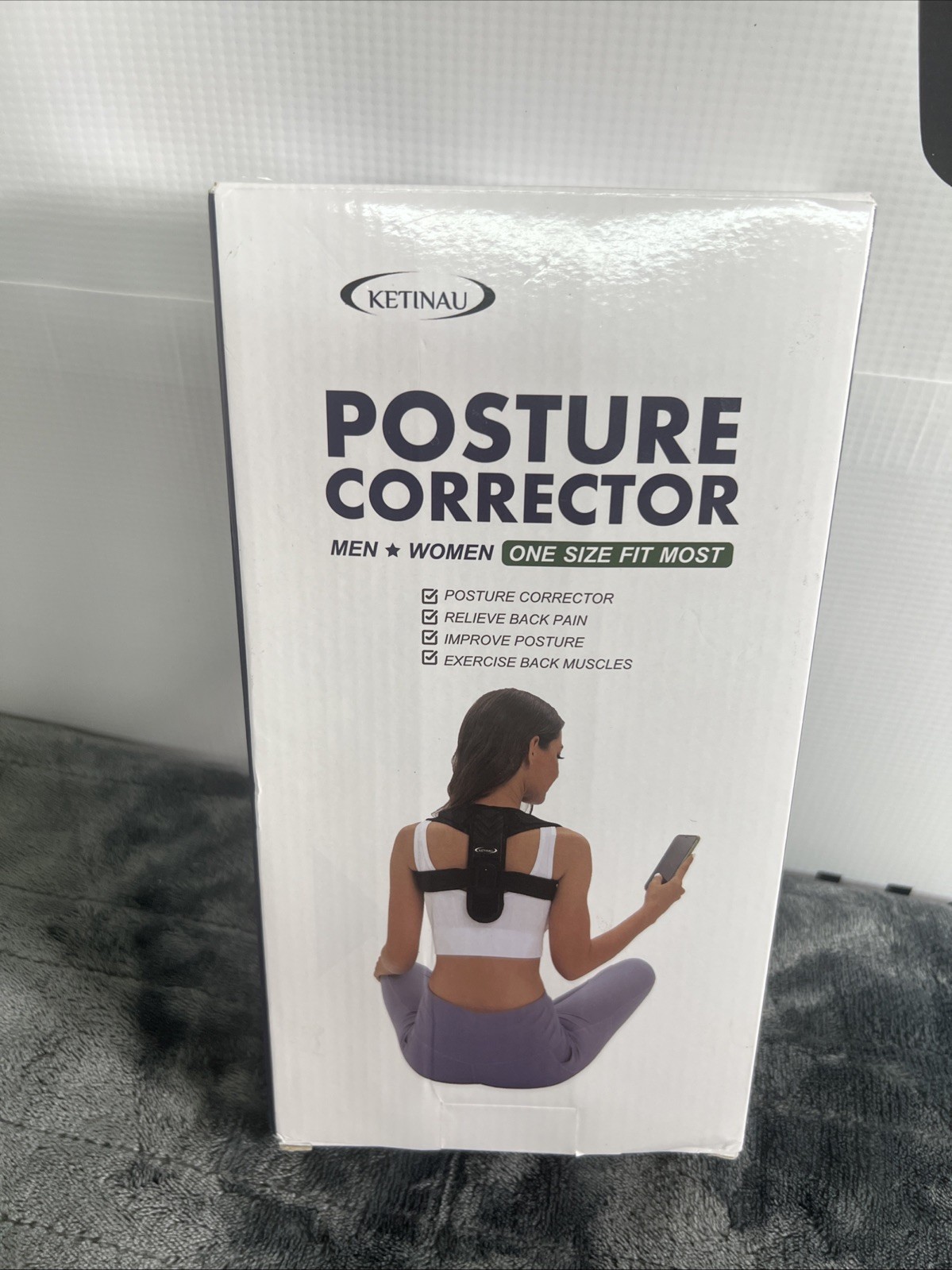 Pursonic Adjustable Posture Corrector Upper Back, Neck and Clavicle Support