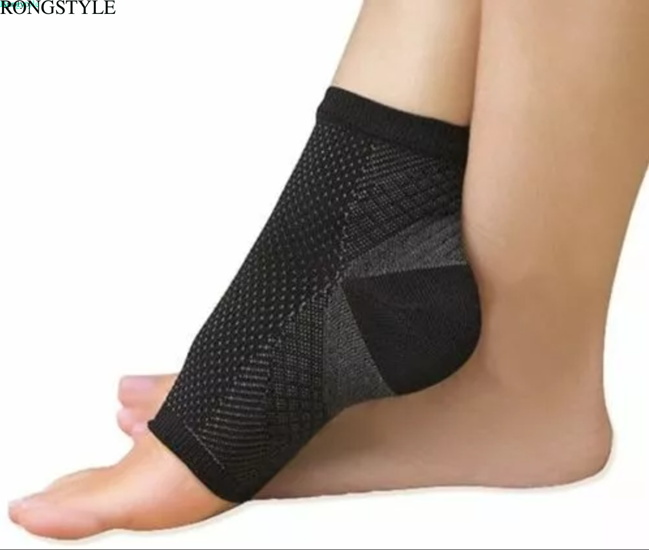 Copper Sleeve Compression Socks Plantar Fasciitis Foot Arch Ankle Support Brace