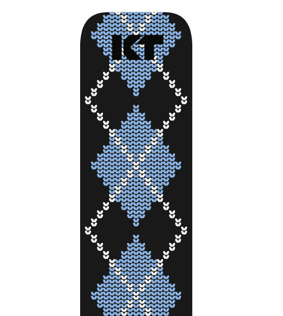 KT Tape Pro Extreme black blue argyle UNC Tarheel Carolina blue – LOT OF 4
