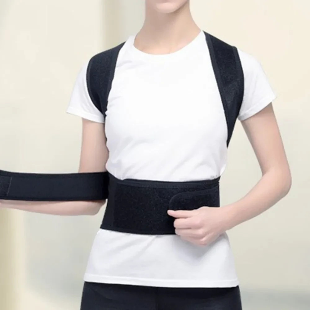 Spine Bending Posture Corrector Adjustable Back Brace Full Support Men Woman