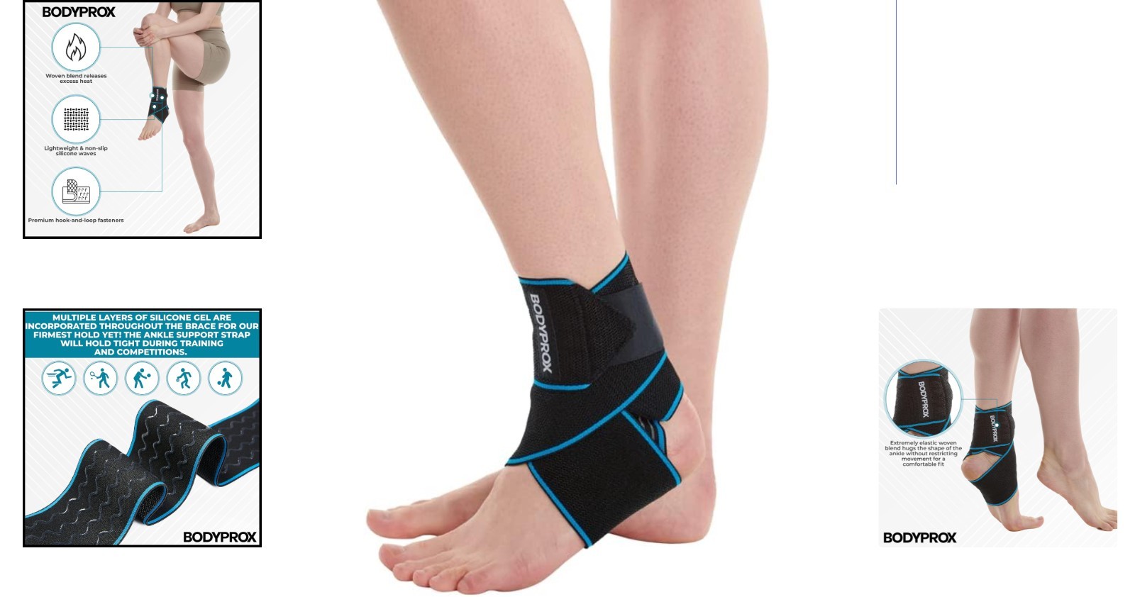 Versatile Sports Ankle Brace – Adjustable & Comfortable for All Activities
