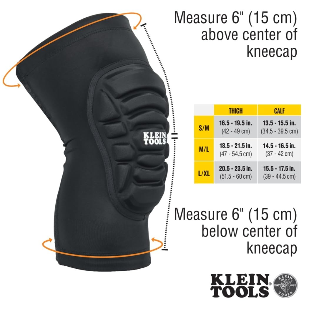 60492 Knee Pads Lightweight Padded Sleeve Mesh Elastic Cuff Silicone _SALE OFF