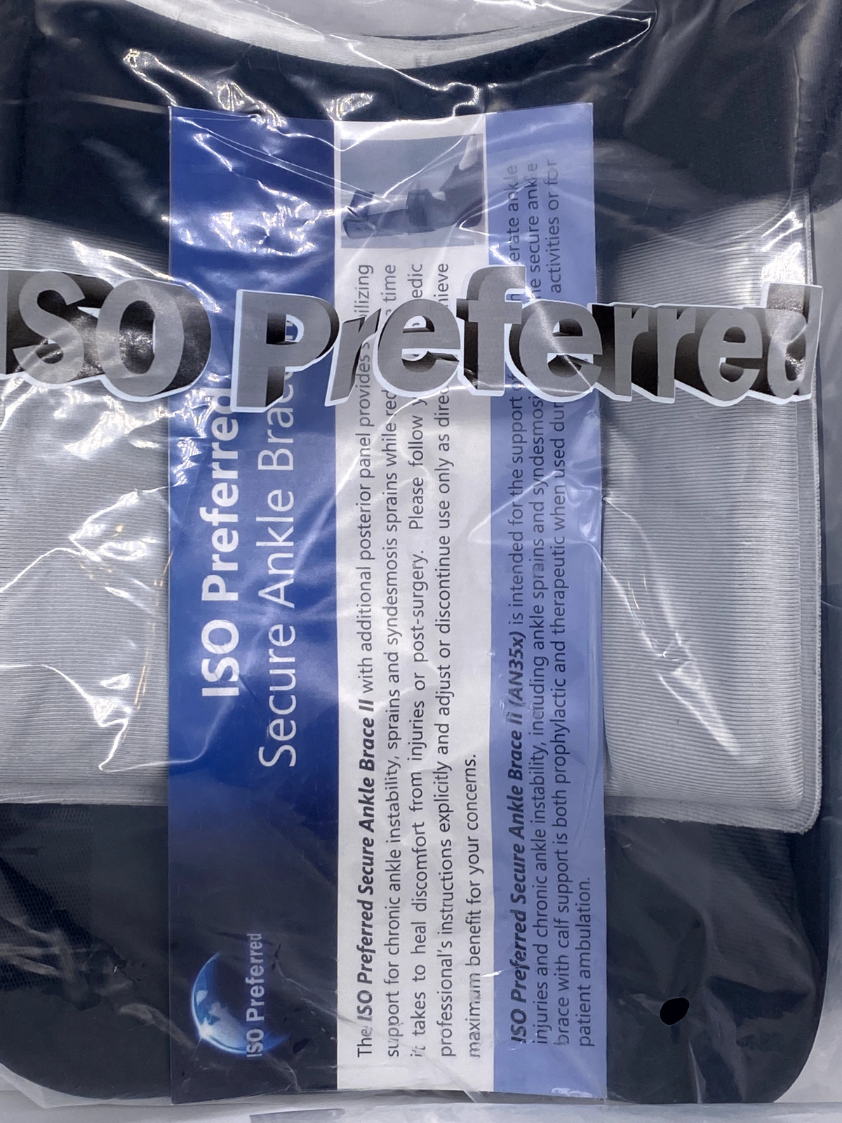 ISO Preferred Brace II Featuring High Ankle Calf Extension M/LT ISO-AN351