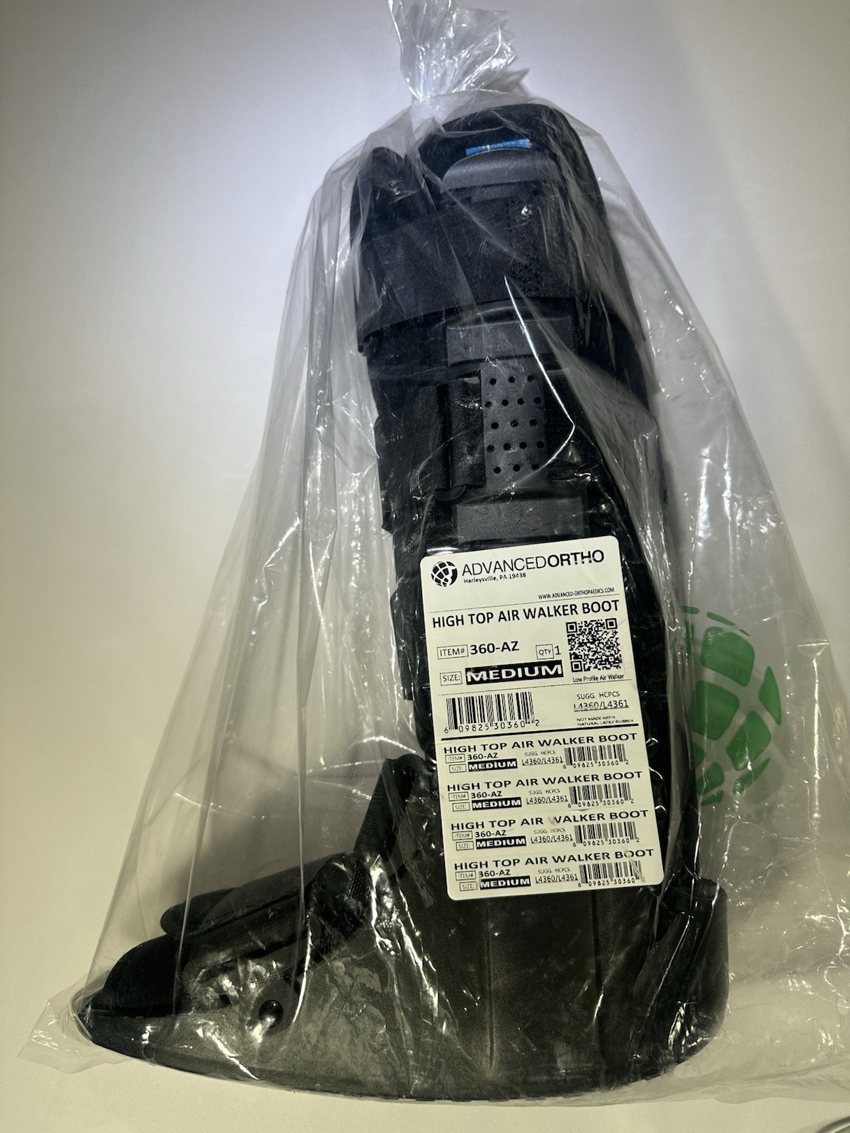 High Top Air Walker Boot Inflate 360-AZ Medium 7 1/2 – 10 Women’s 8 1/2 – 11 1/2