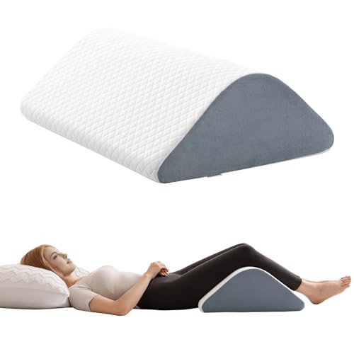 8″ Knee Wedge Pillow – Leg Elevation Support for Pain & Recovery