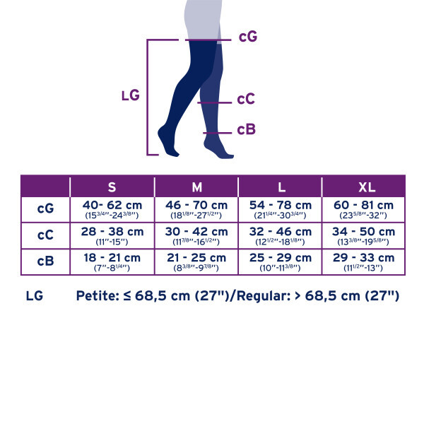 JOBST Women’s Opaque Thigh High Dot 15-20 mmHg Closed Toe