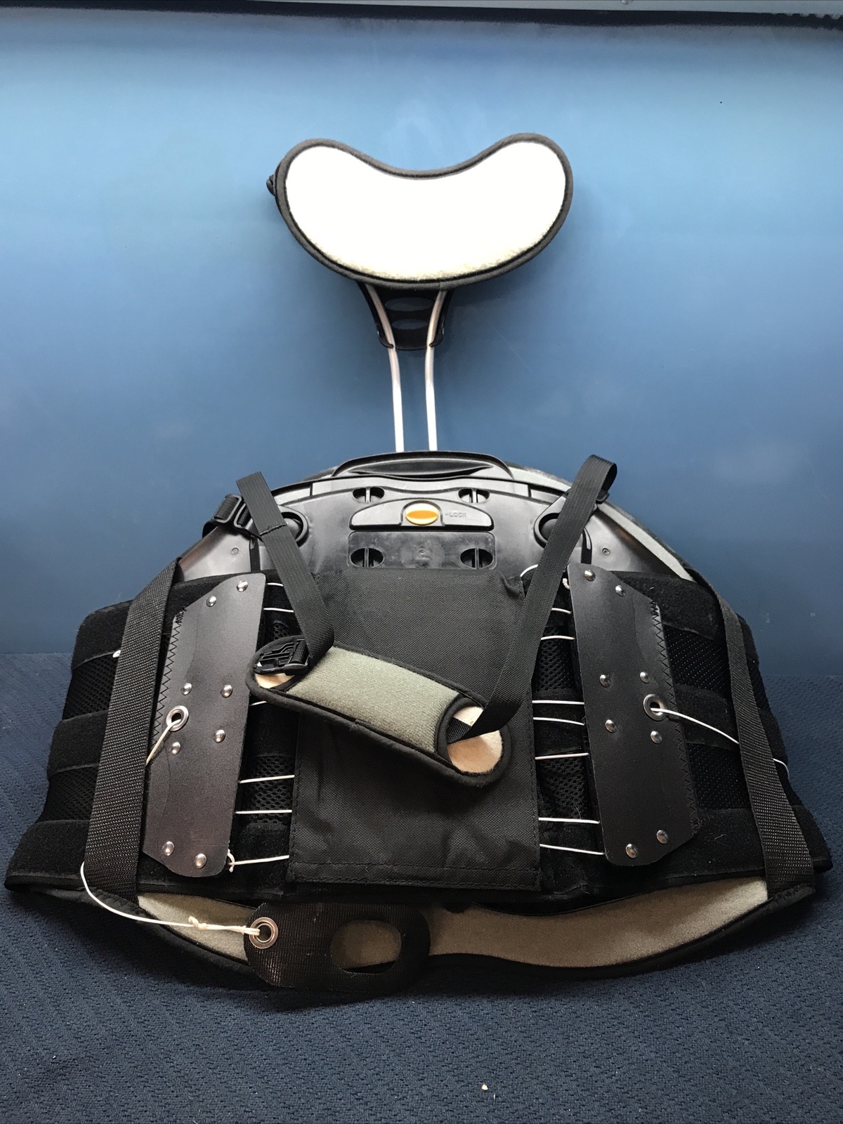Aspen PR1309C Black Quikdraw Pro Back Brace + Rigid Anterior Panel