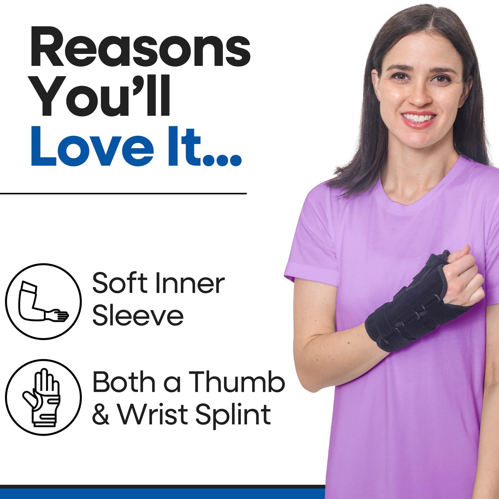 Thumb Spica Splint & Wrist Brace | Both a Wrist Splint & Trigger Thumb Brace …