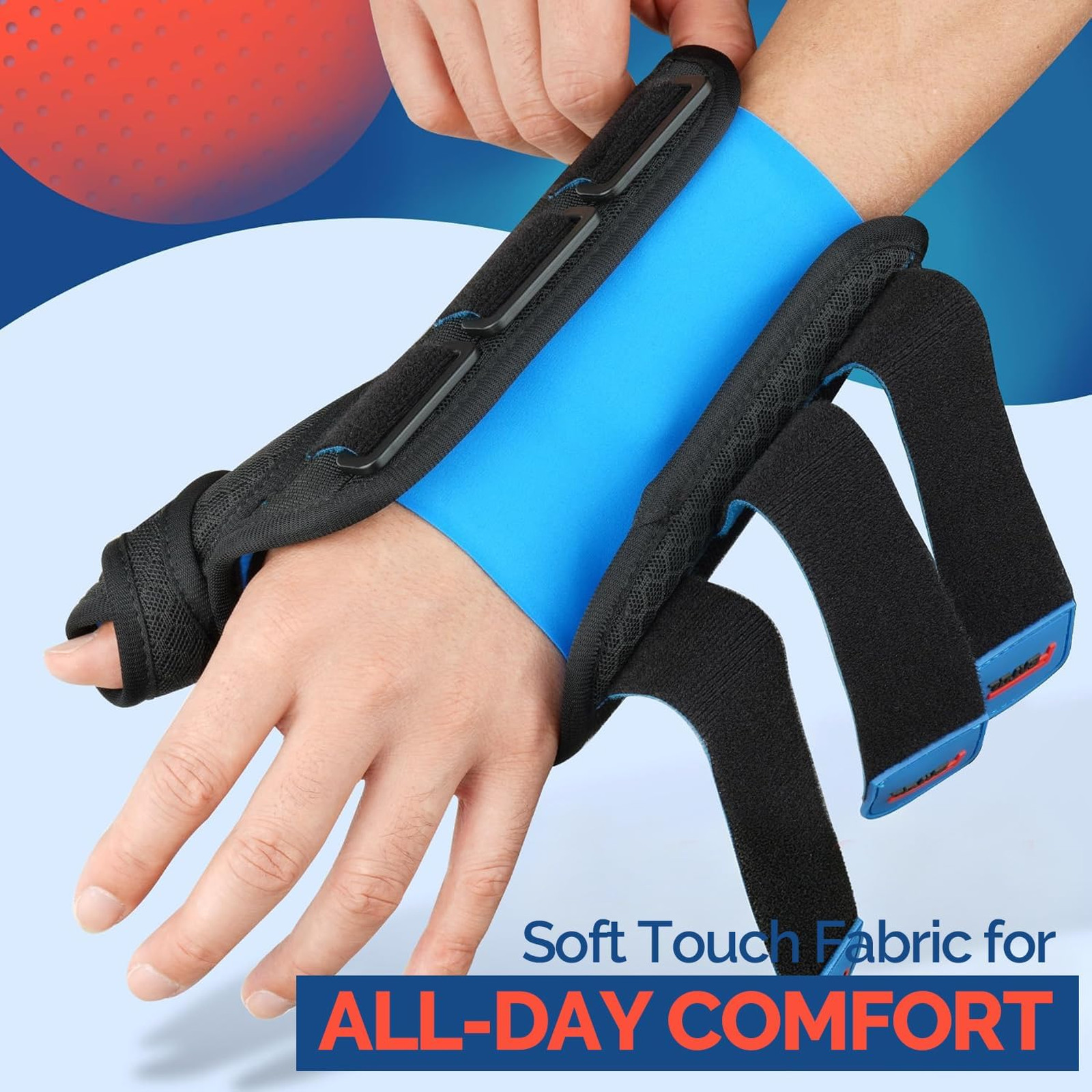 Wrist Support Carpal Tunnel Night Brace Thumb Spica Splint Right Hand Tendonitis