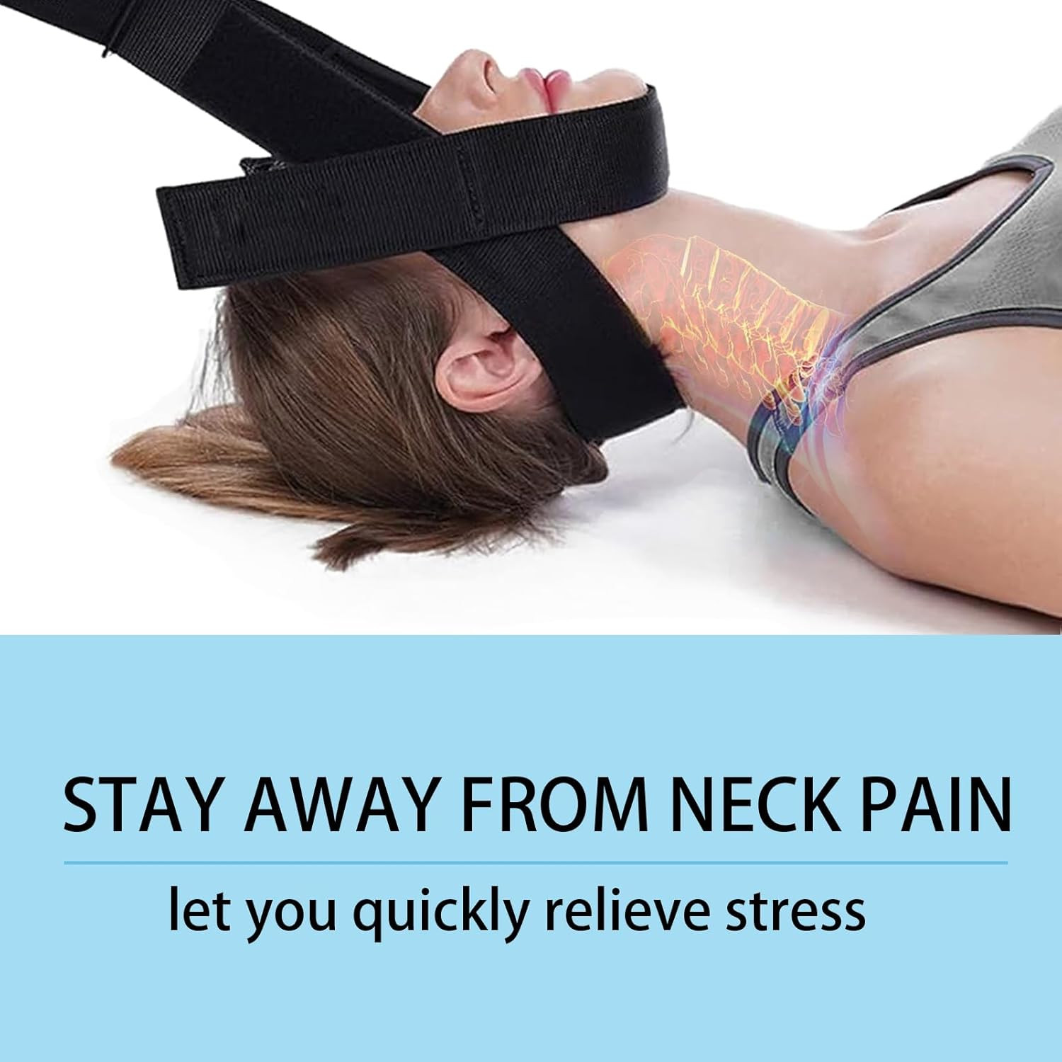 Y Neck Strap Chiropractor Pull Device,Neck Stretcher Strap,Neck Strap Cervical T