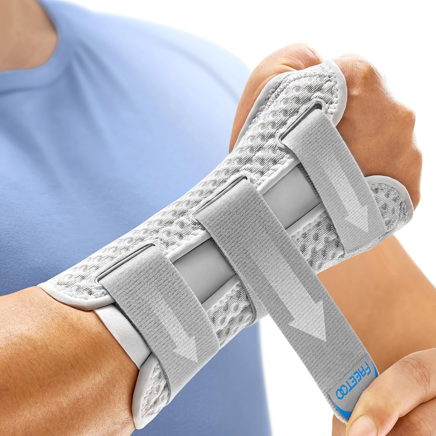 Reversible Carpal Tunnel Wrist Brace for Tendonitis for Men Women,Wrist Splint R