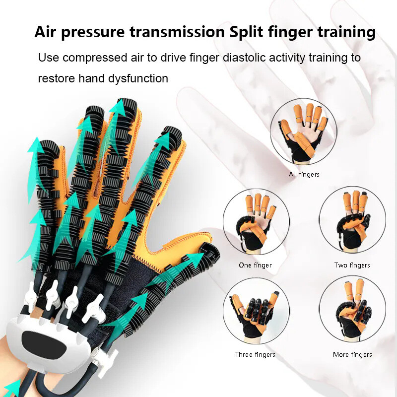 Hand Function Training Rehabilitation Robot Gloves Recovery Stroke Hemiplegia AU