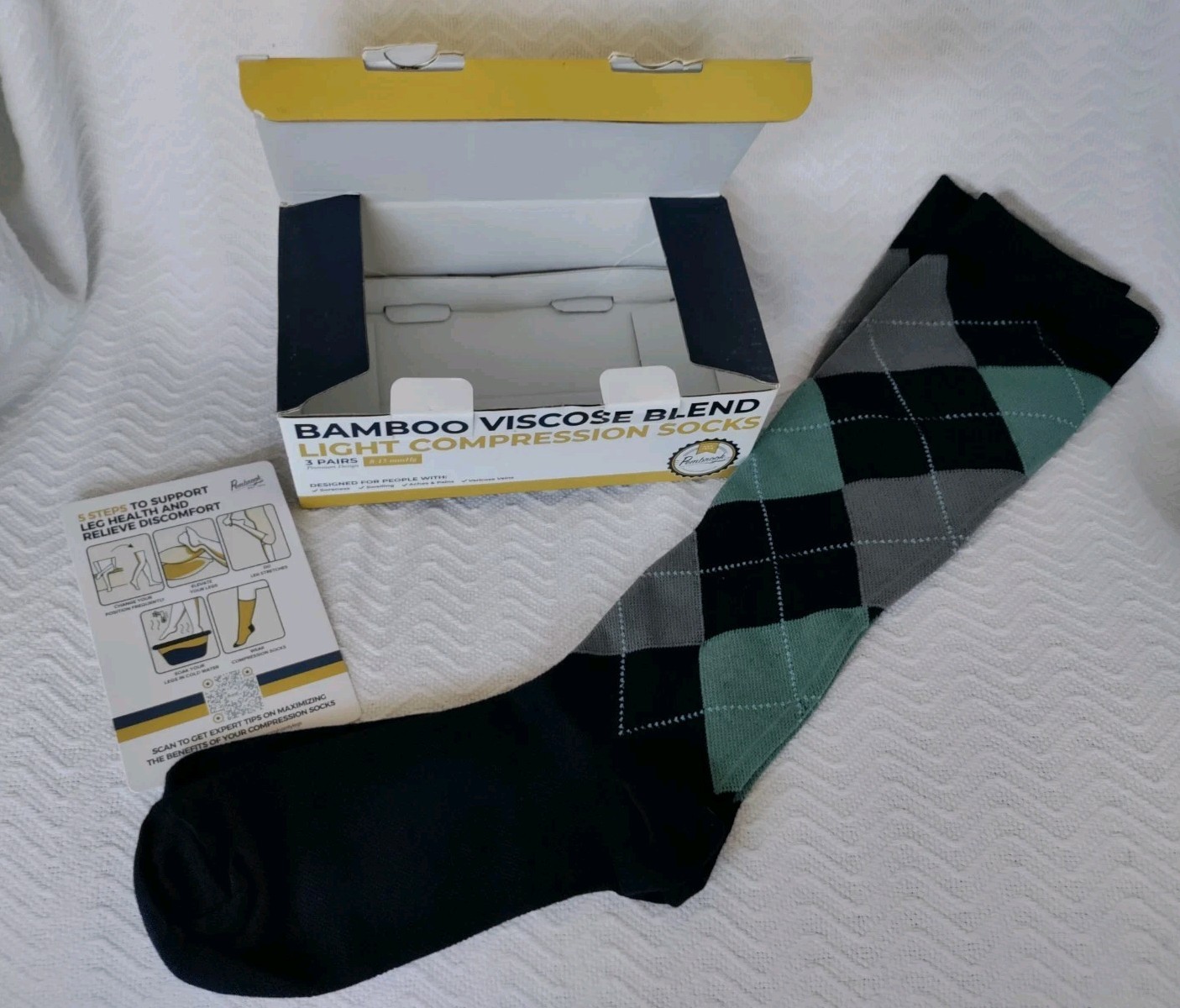 Bamboo Viscose Compression Socks for Women New One Pair