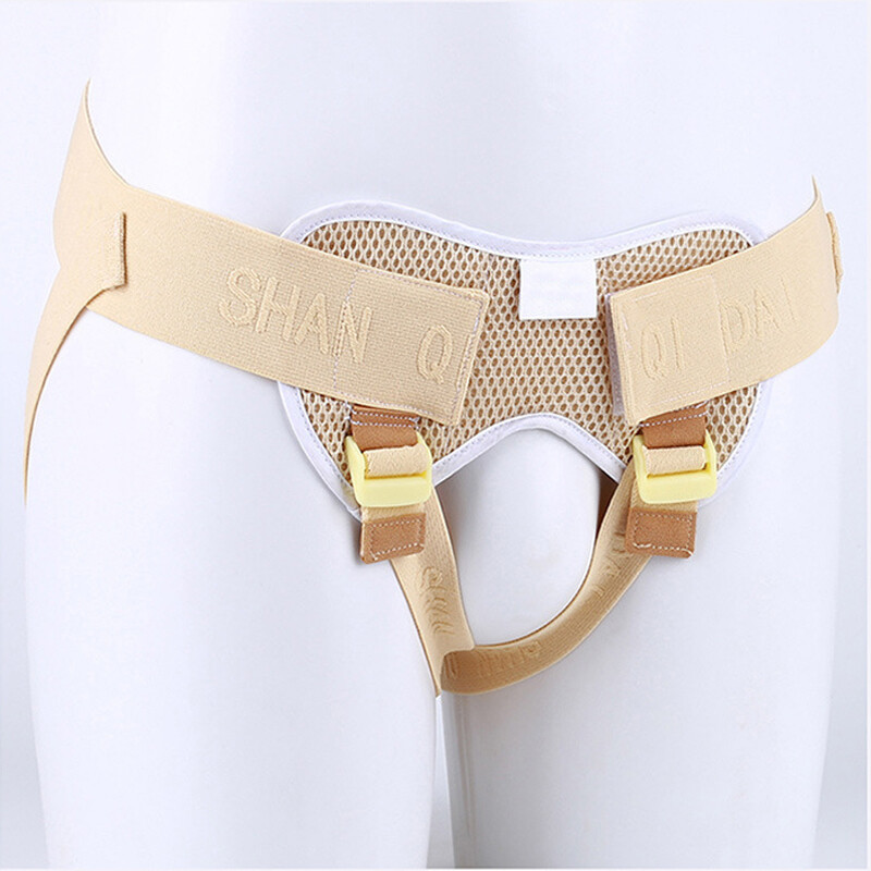 Mens Inguinal Groin Hernia Support Belt Hernia Pain Relief Truss Brace & 4 Pads