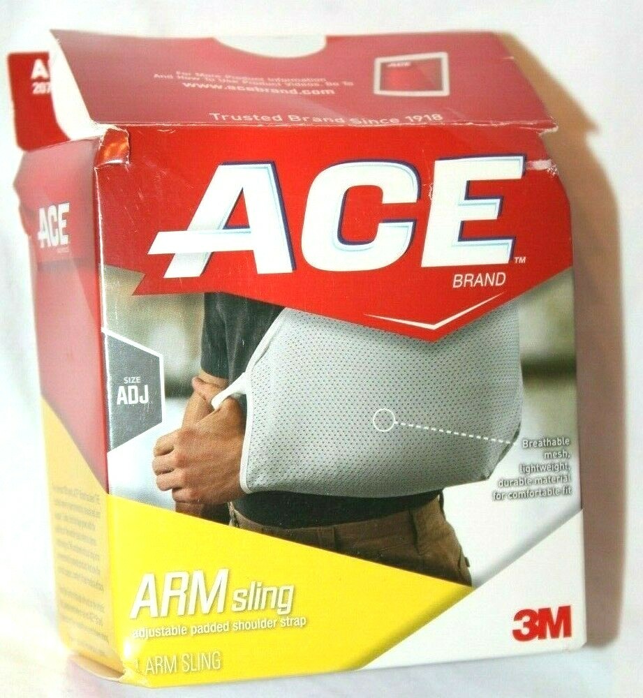 3M Ace Adjustable Arm Sling Grey/White #207395