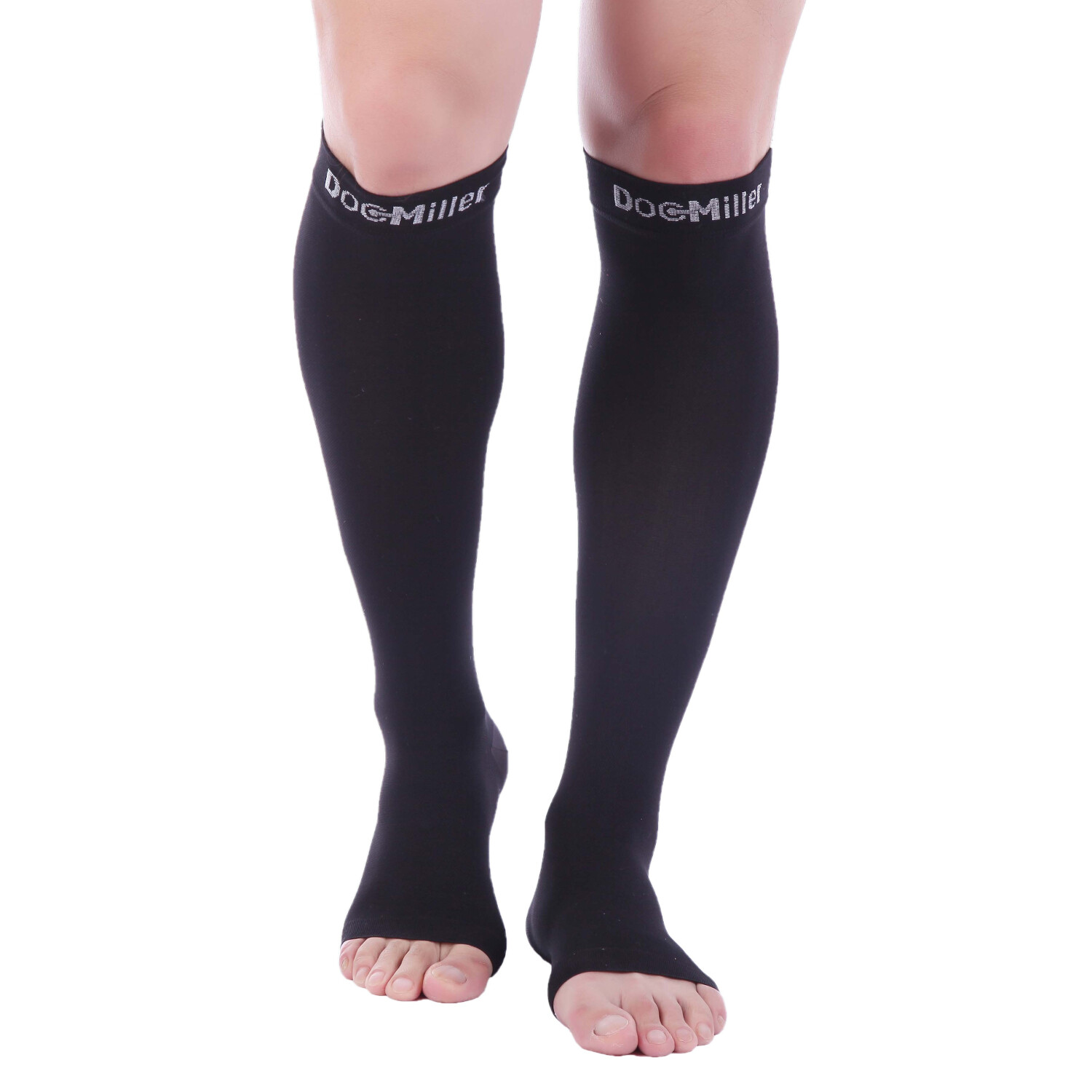 OPEN SLEEVED COMPRESSION STOCKINGS DOC MILLER 1520 mmHg FOR VARICOSE PAIN Relief