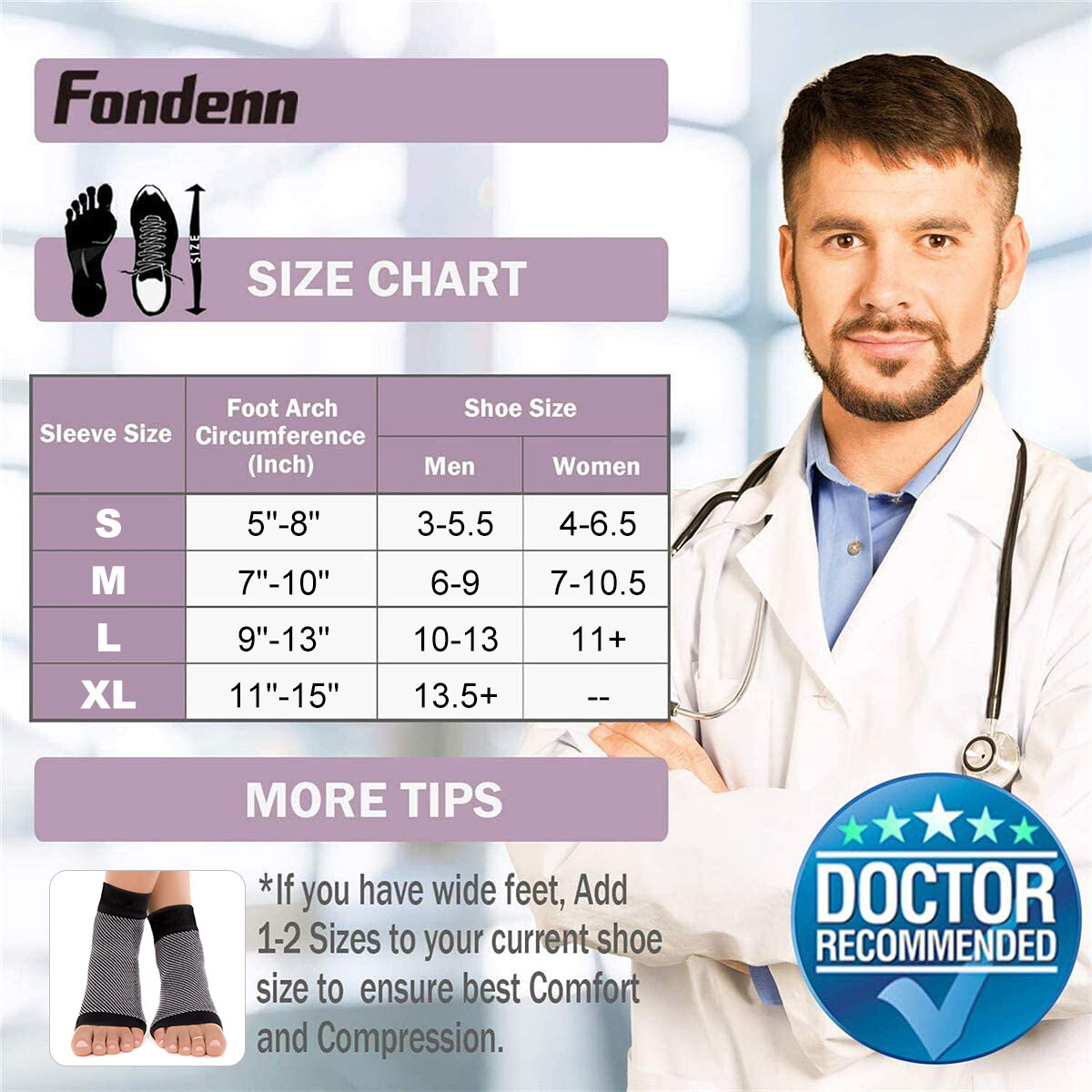 [1-5Pairs] Compression Socks Foot Sleeves for Sport, Football, Fitness, Running
