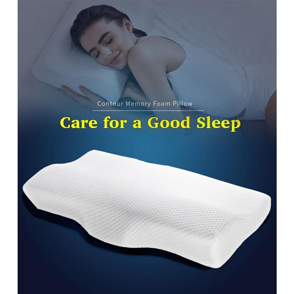 Memory Foam Neck & Shoulder Pain Relief Comfort Pillow