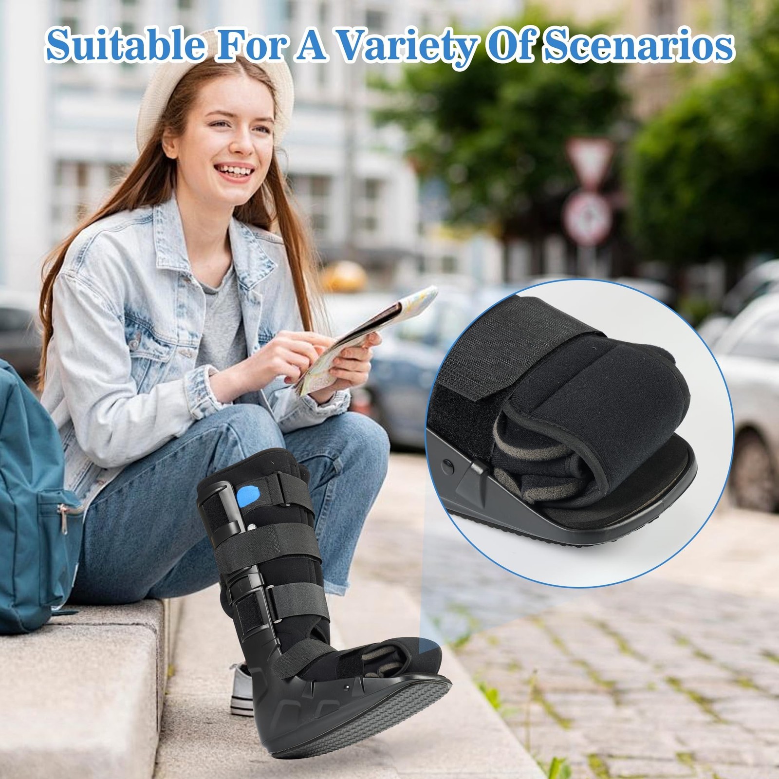 Medibot Air Cam Walker Tall Fracture Boot – Small Left or Right Foot