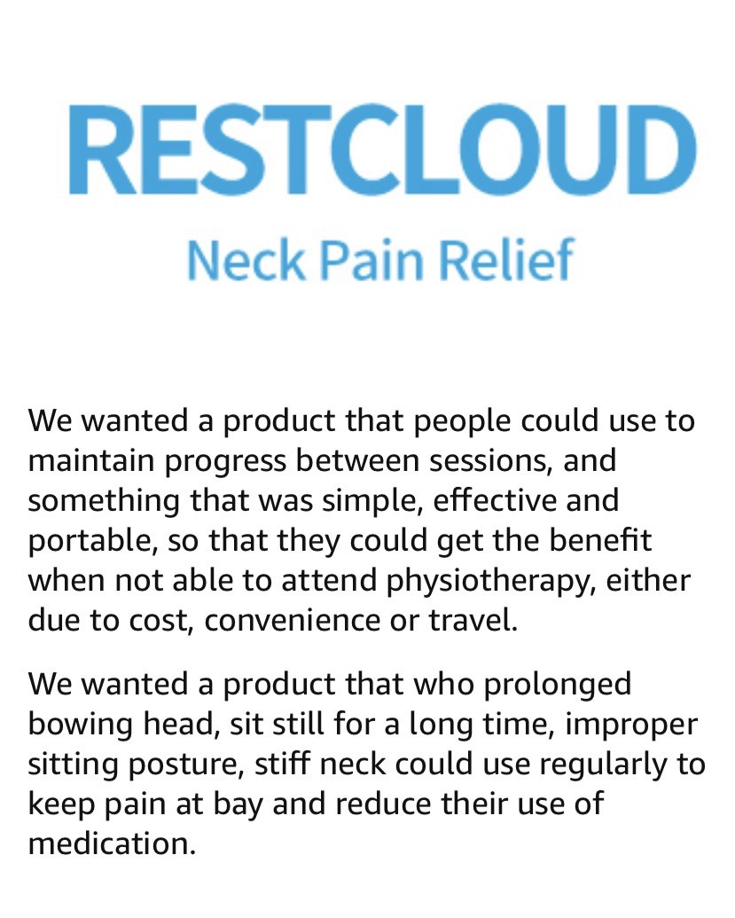 RESTCLOUD Neck and Shoulder Relaxer Cervical Traction Device