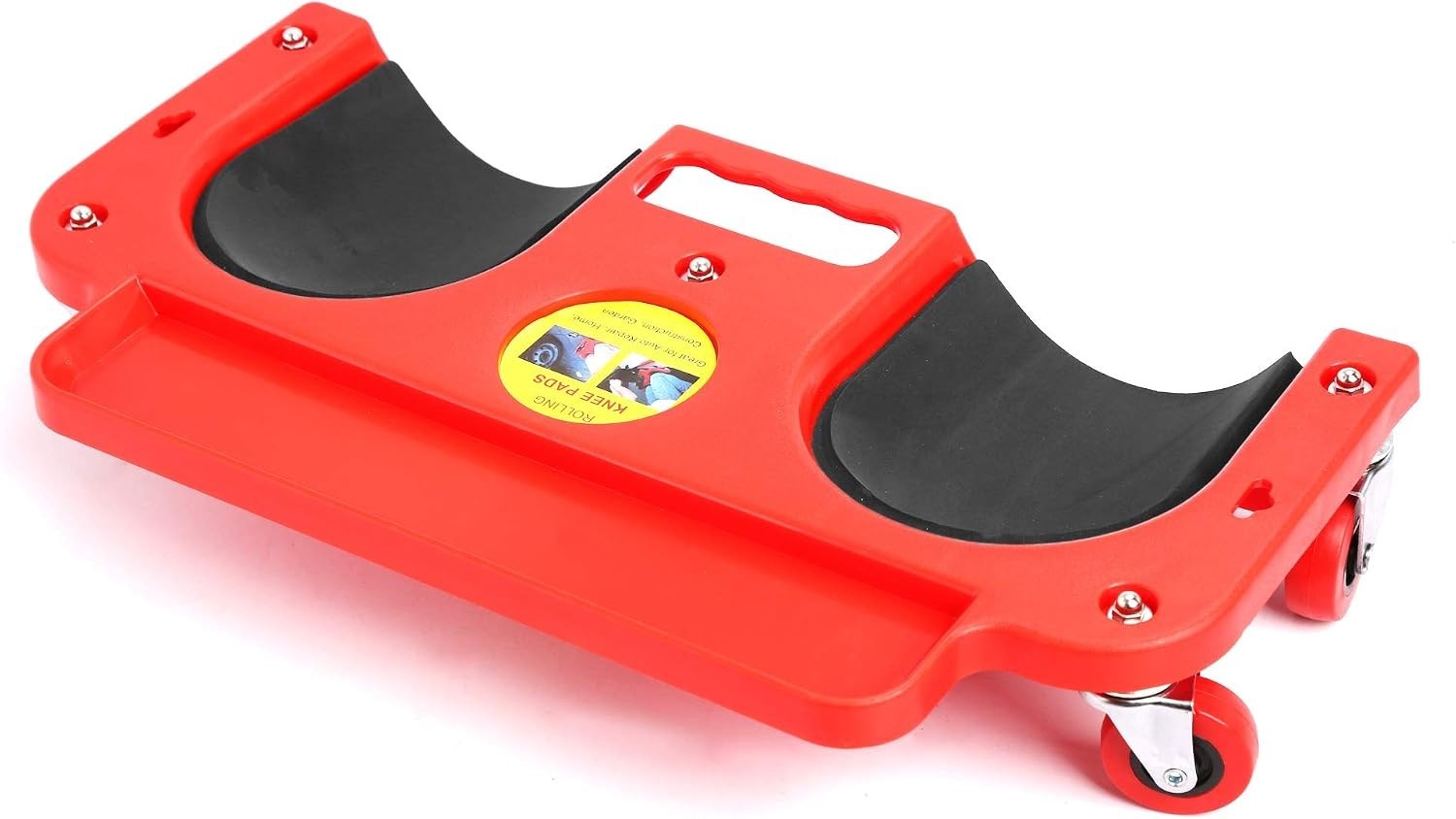 Adjustable Rolling Knee Creeper with Swivel Wheels for Painting and Repair Tasks