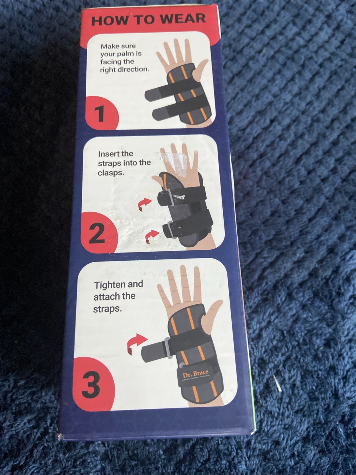 DR. BRACE Adjustable Wrist Brace Night Support for Carpal Tunnel (S1)