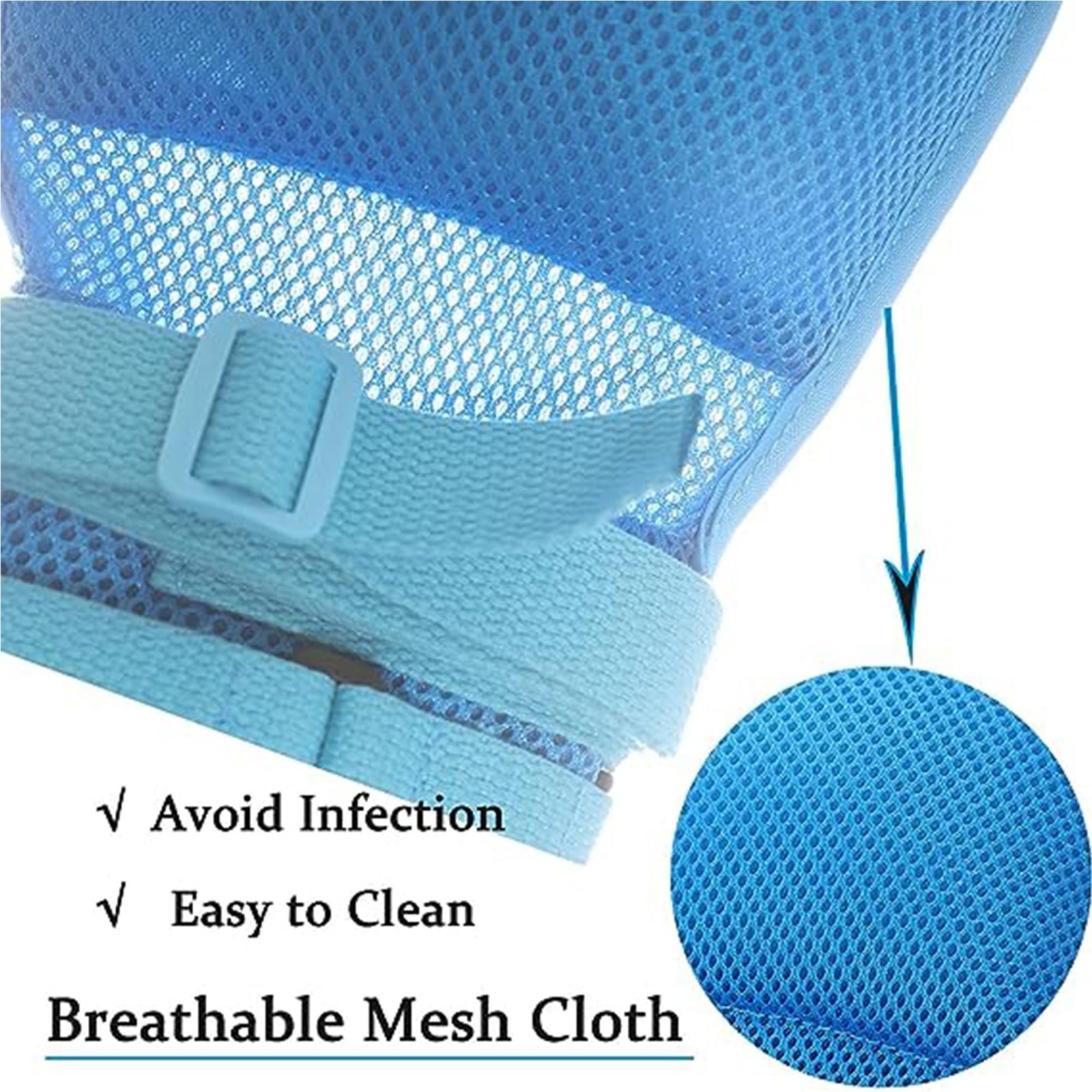 Dementia Restraint Gloves 2PCS – Safety Control Mitts for Elderly Care & Support