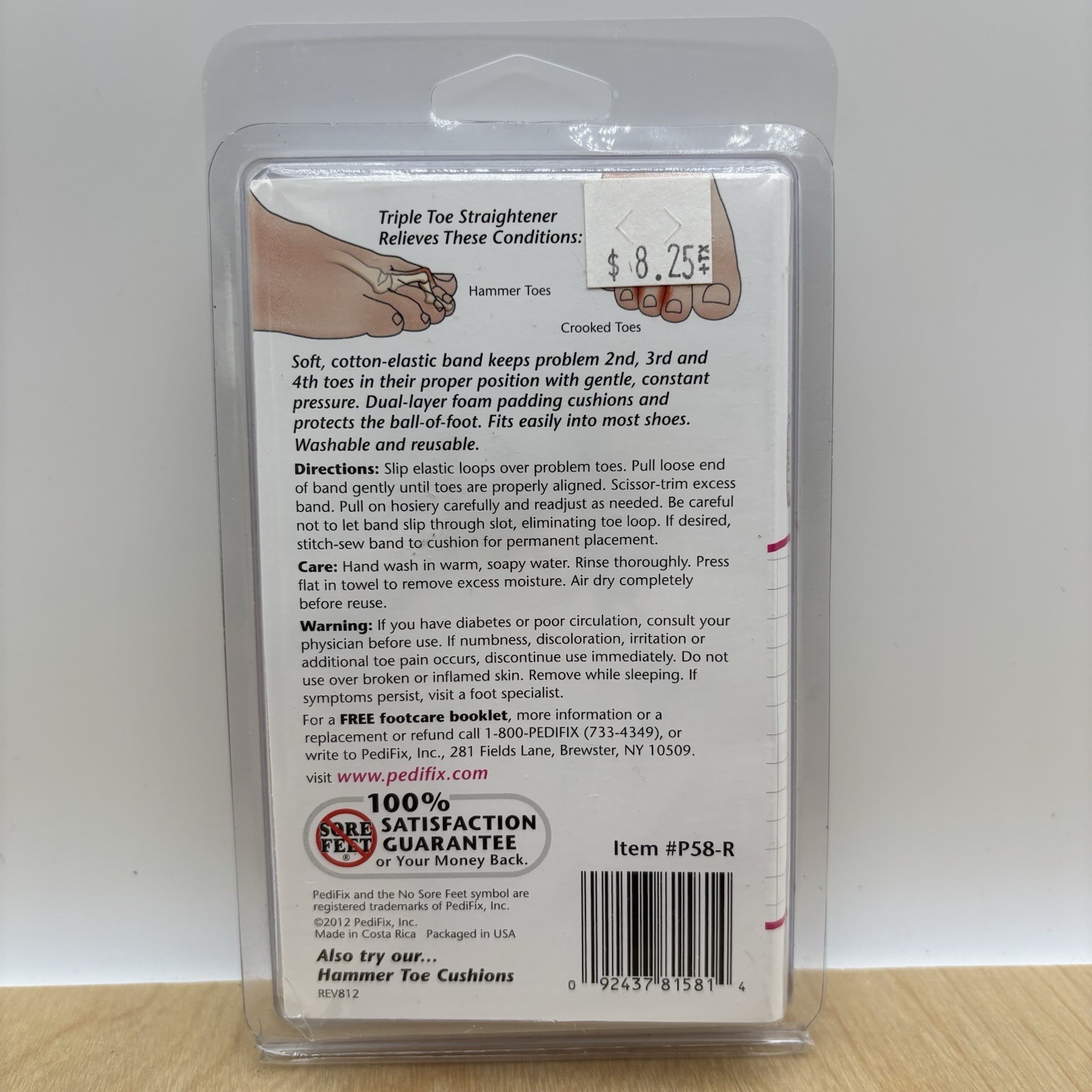 PediFix Podiatrist’s Choice Triple Toe Straightener P58 – Right
