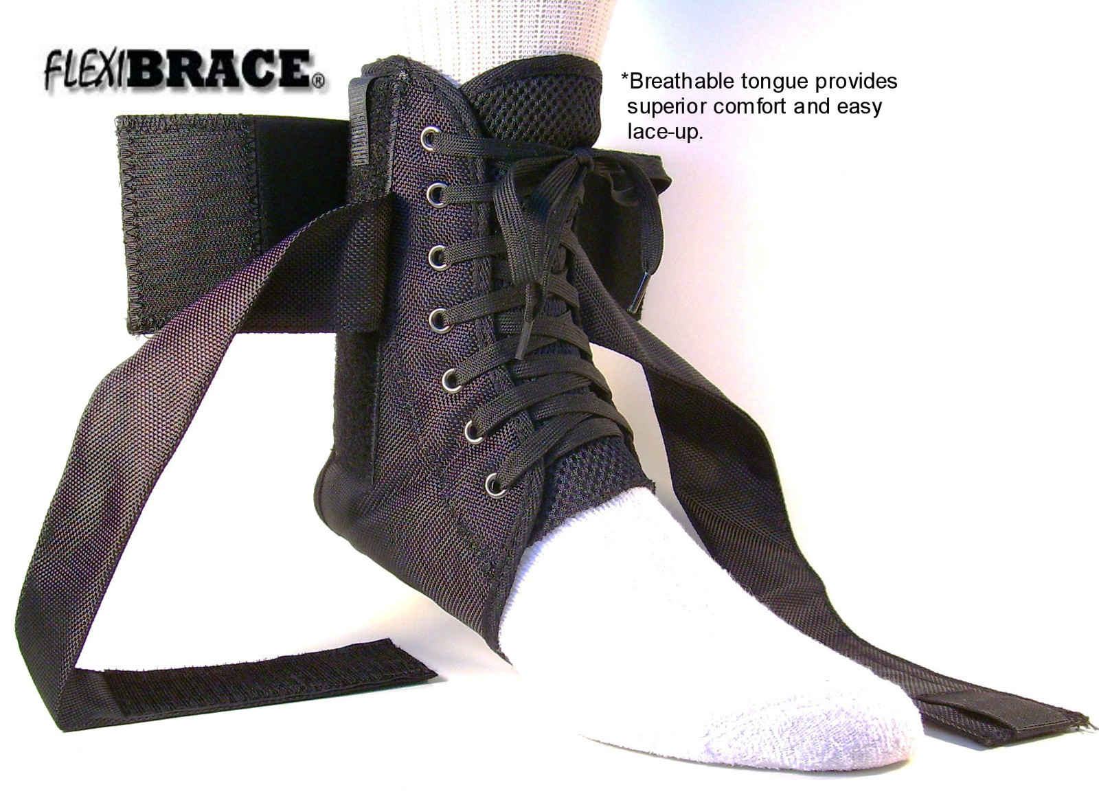 Ankle Brace Support Guard With Removable Inserts New by Flexibrace