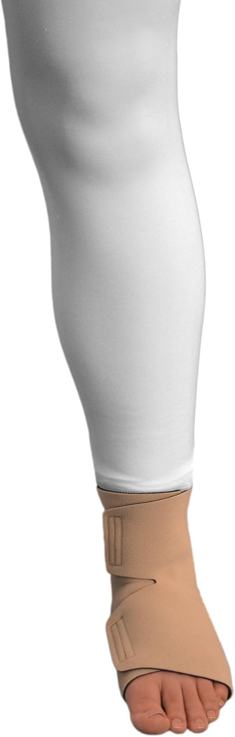 ReadyWrap Beige Foot Left Large Compression Wrap fits inside most shoes