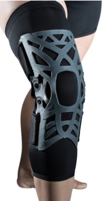 NIB Knee Brace Gray Size: XS/S Donjoy Reaction 11-0215-2 With Sleeve. Sealed!