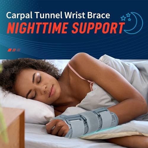 Wrist Brace Carpal Tunnel for Women Small/Medium (Pack of 1) Right Hand -Grey